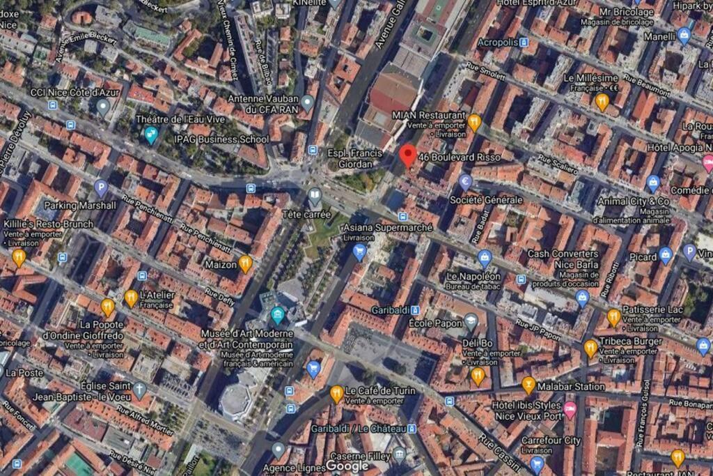 Garibaldi 3 Chambres 6 Couchages, Easy Check-In นีซ ภายนอก รูปภาพ